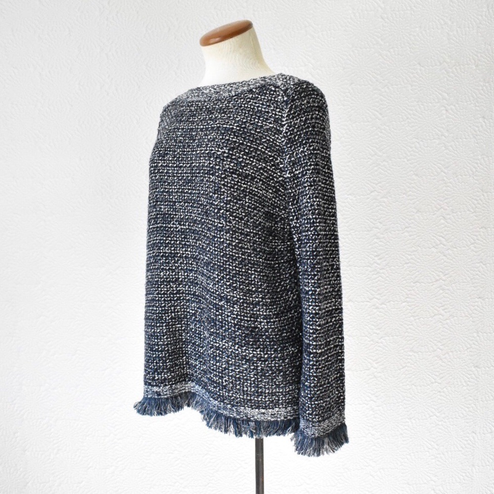 Ann Taylor Sequin Fringe Sweater